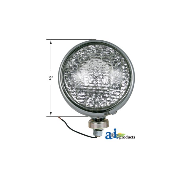 Headlamp, Sealed Beam, 6 Volt 8" x6" x7.5"